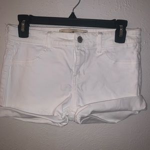 White hollister Jean shorts